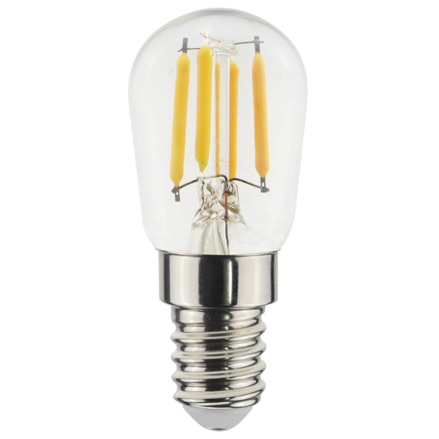 Airam Filament LED päronlampa E14 2200K 220lm 2,5W Klar Dimbar