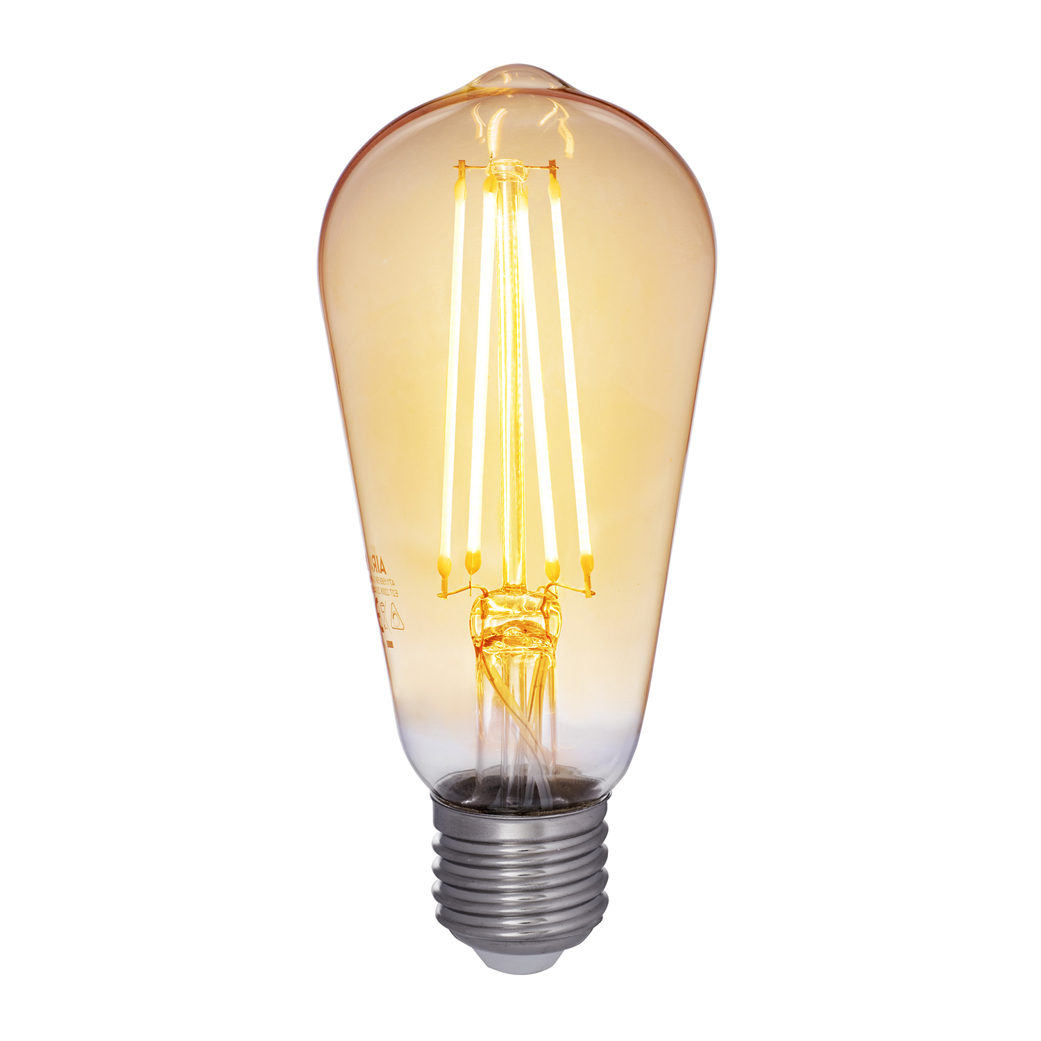 Airam LED Filament Amber E58 4,5W E27 360lm Dimbar