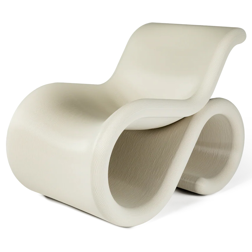 Crème Atelier Éclair Loungefåtölj