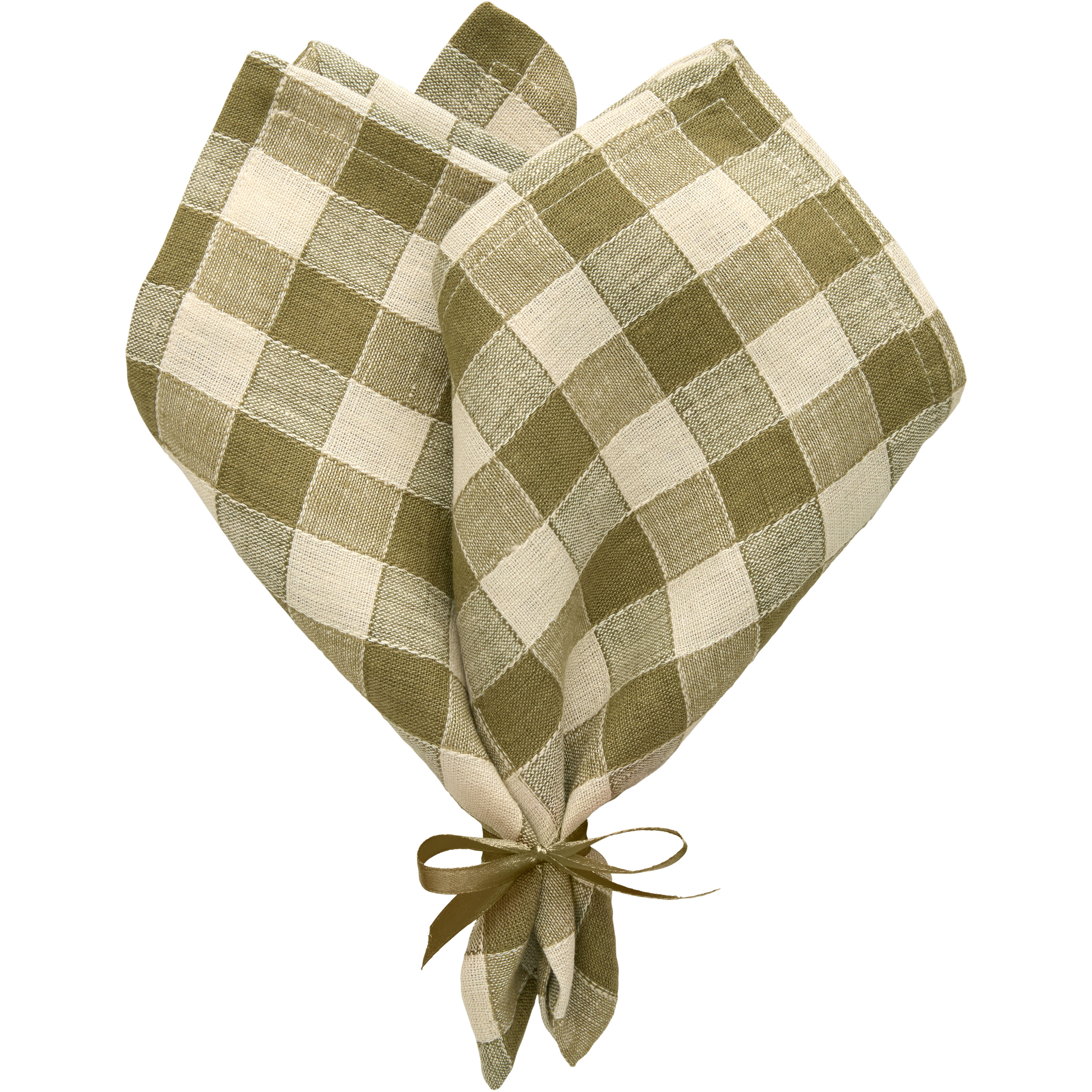 Decotique Ester Servett 40x40 cm 2-pack, Oliv