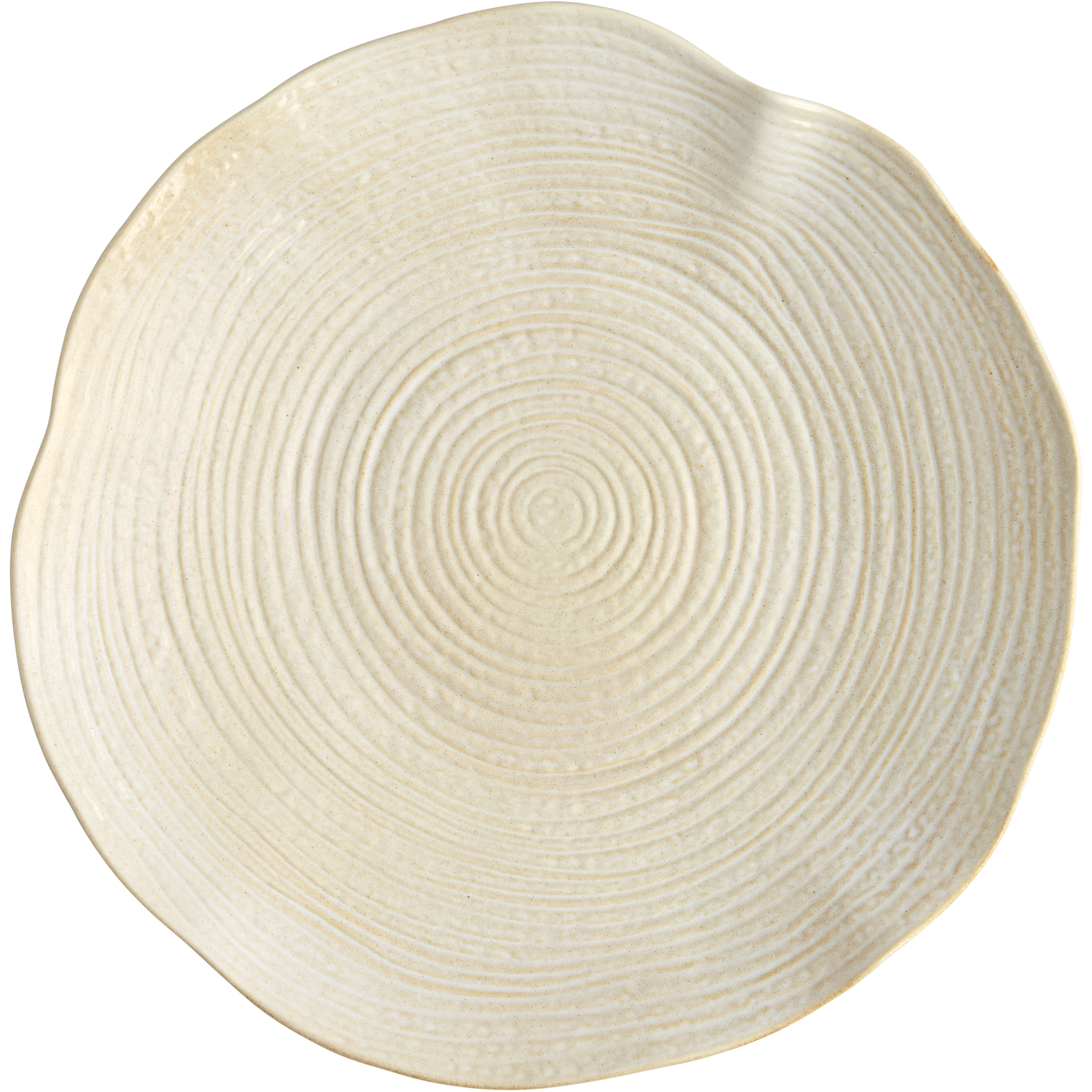 Decotique Wood Fat 39 cm, Cream