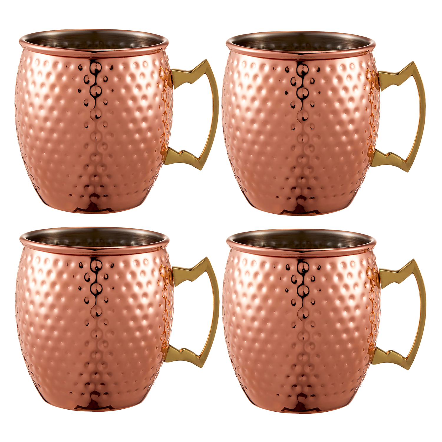 Dorre Oliver Bägare 4-pack, Koppar