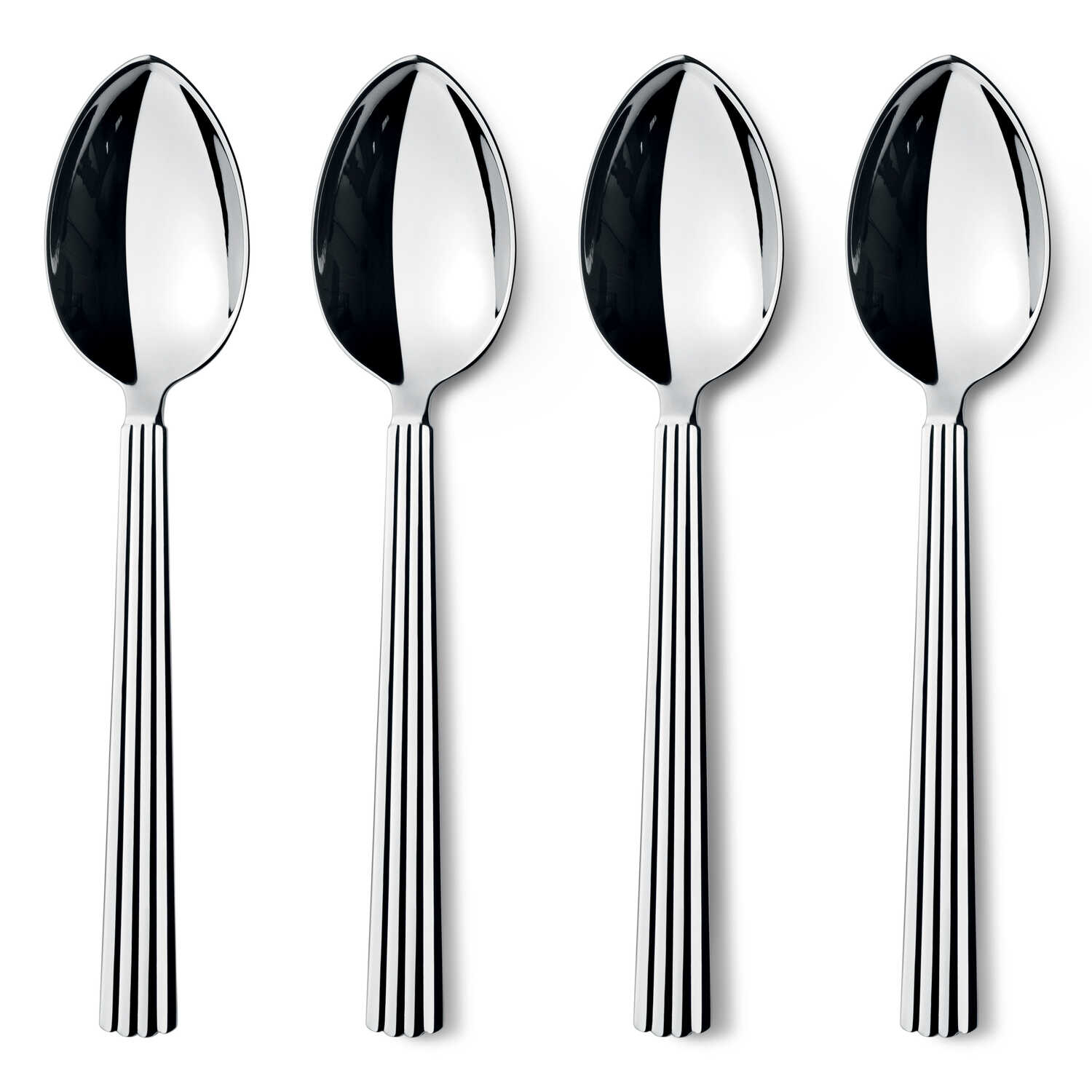 Georg Jensen Bernadotte Dessertsked, 4-Pack Presentask