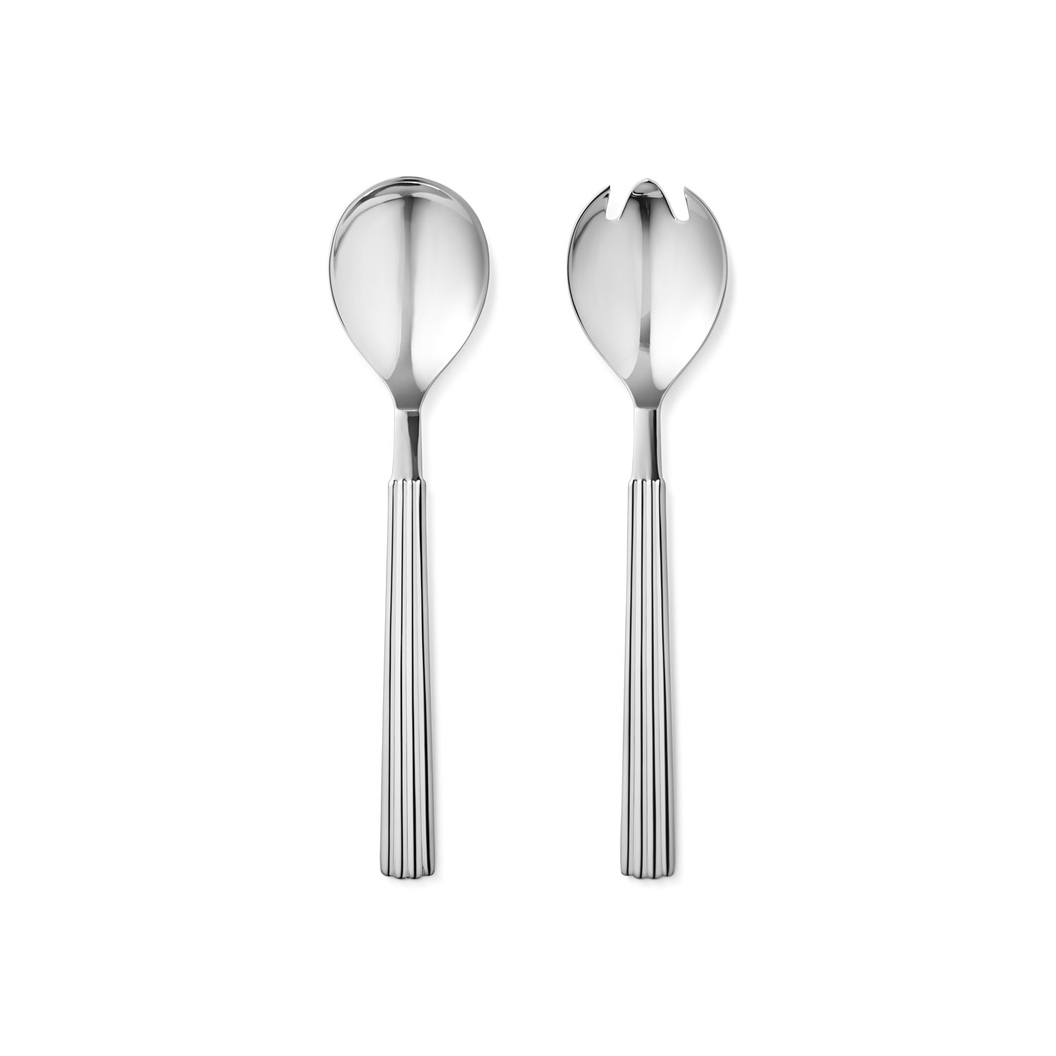 Georg Jensen Bernadotte Salladsbestick, Rostfritt Stål