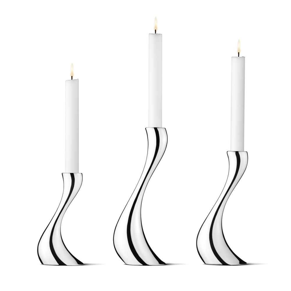 Georg Jensen Cobra Ljusstake i 3 delar