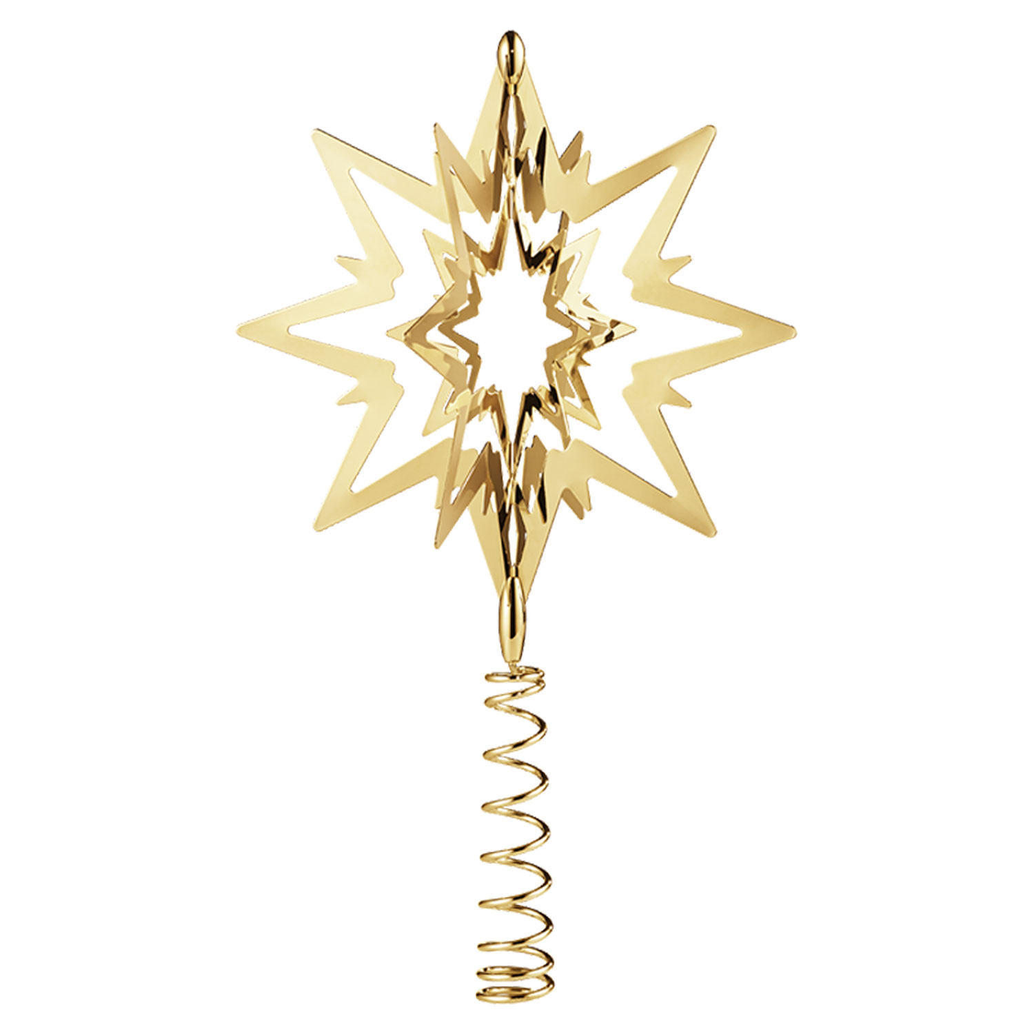Georg Jensen Top Star Ornament Liten, Guld