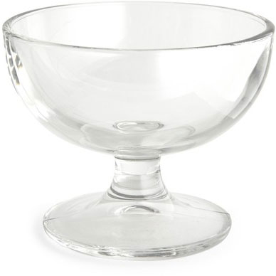 HAY Glass Dessert Bowl 10,5 cm, Clear