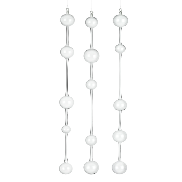 Iittala Ateenan Aamu Glasdekoration, 3 delar