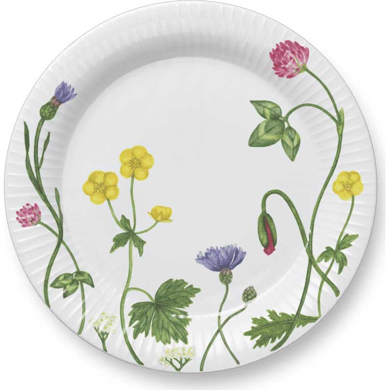 Kähler Hammershøi Summer Tallrik 22 cm, Wild Flowers