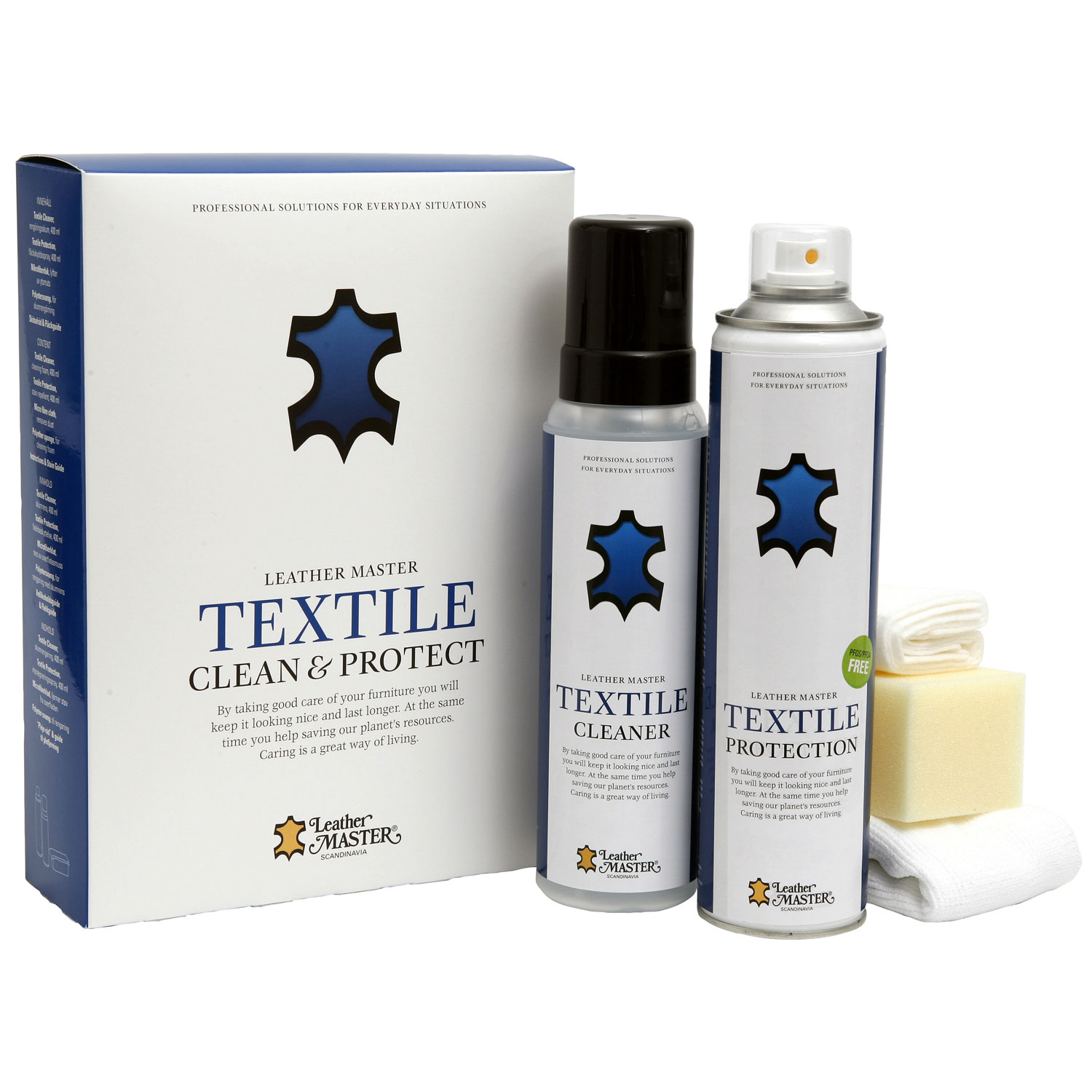 Leather Master Scandinavia Textile Clean & Protect SA 2 x 400 ml