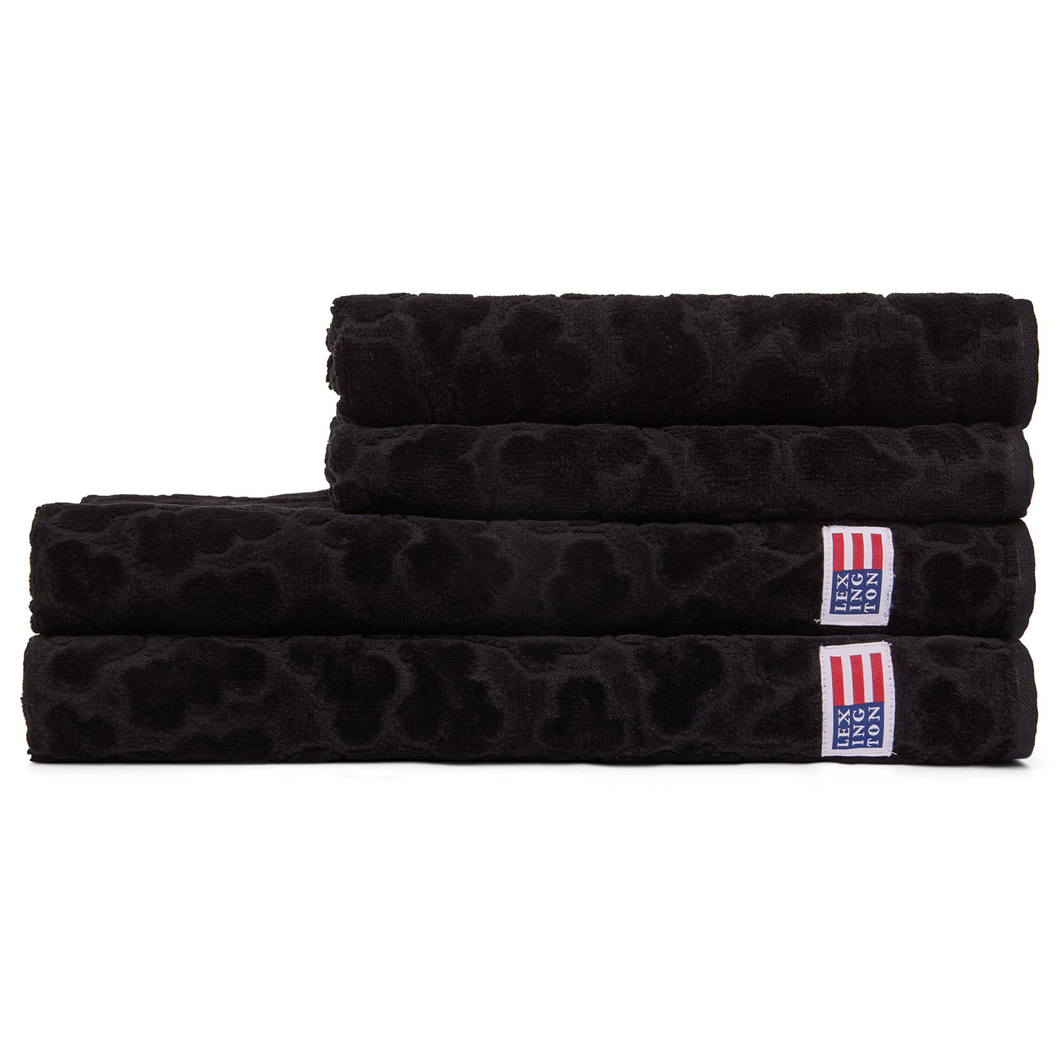 Lexington Velour Jacquard Leaves Handduk
