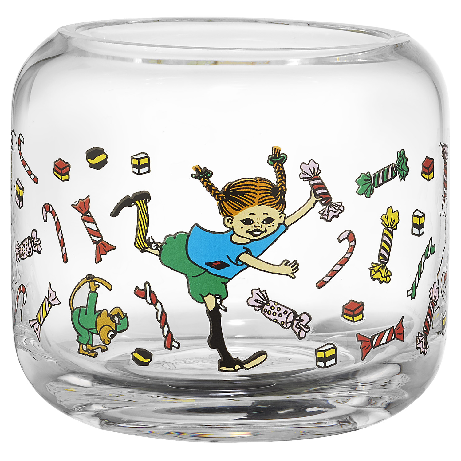 Muurla Pippi Candy Värmeljuslykta 8 cm