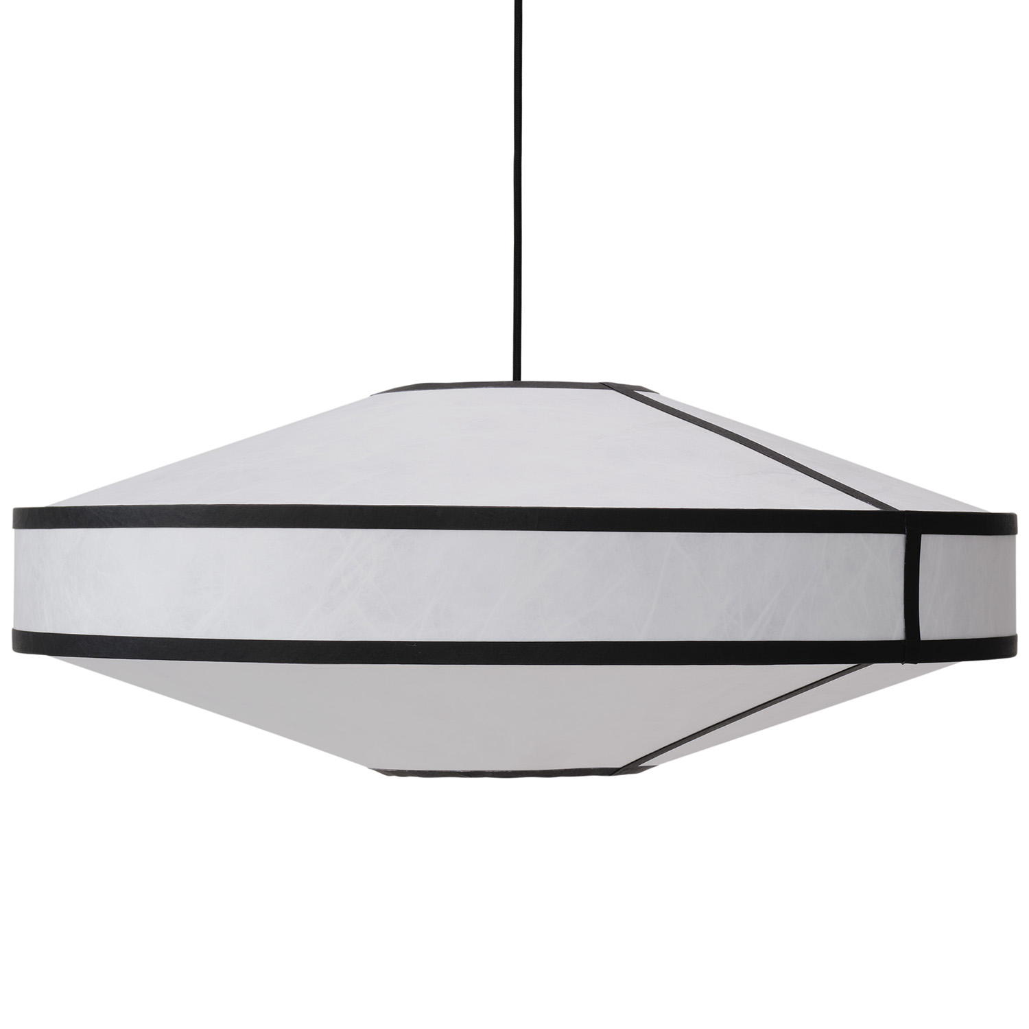 New Works Kite Pendel Vit / Svart