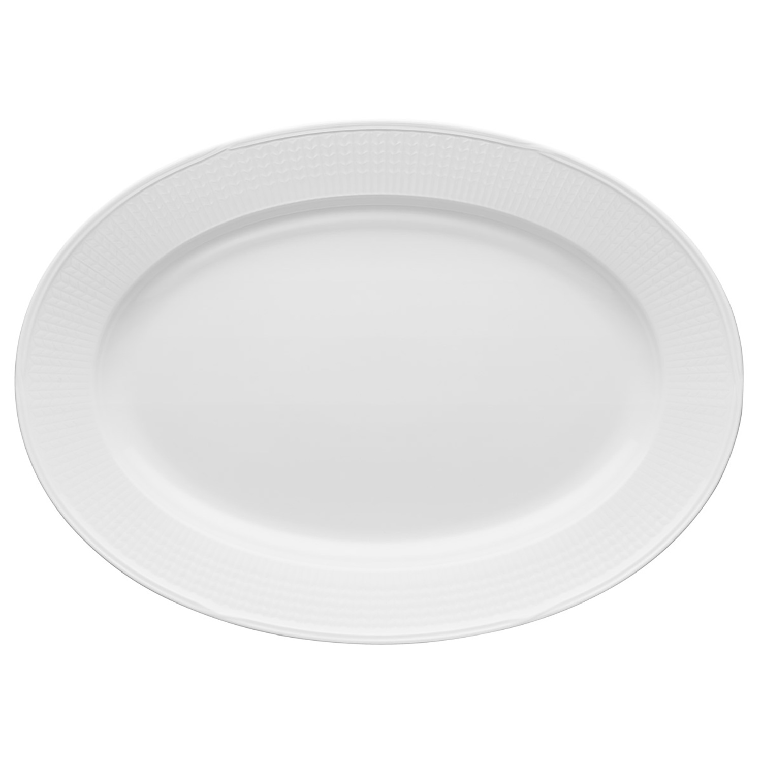 Rörstrand Swedish Grace fat oval 40x29 cm snö