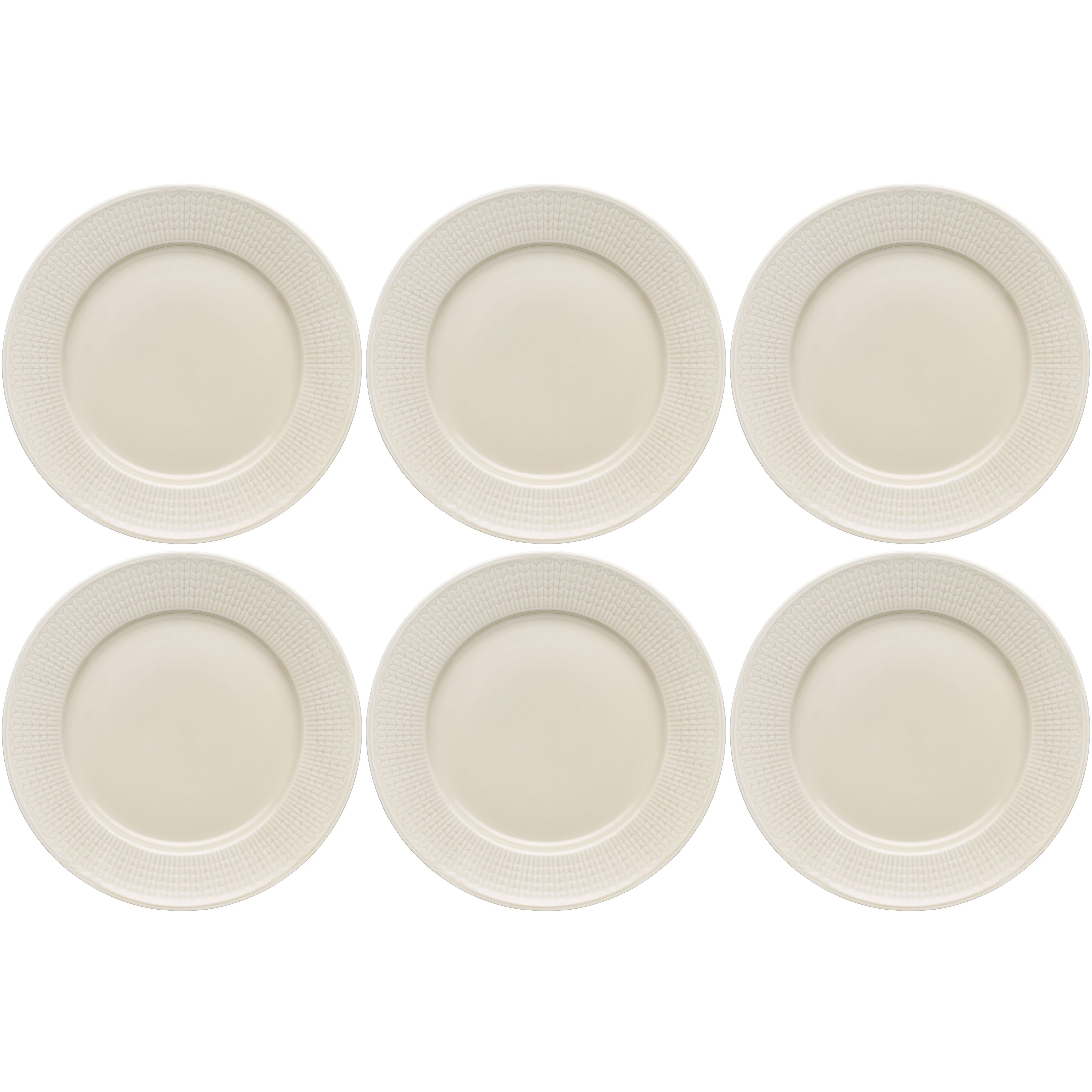 Rörstrand Swedish Grace Tallrik 27 cm 6-pack