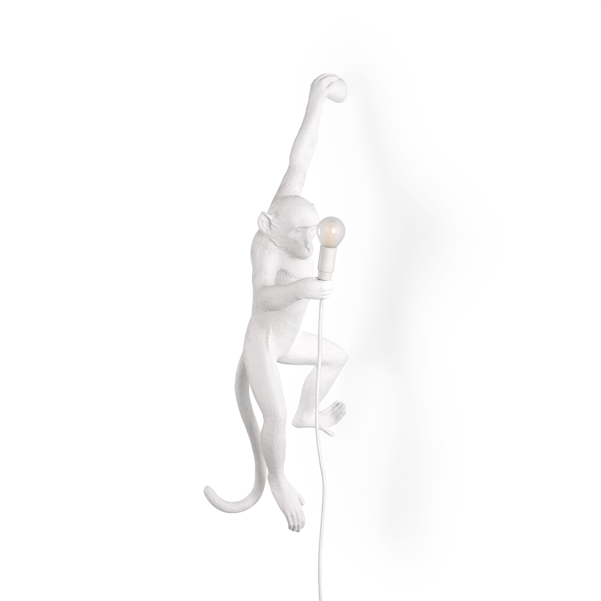 Seletti Monkey Lamp Hanging Vänster Version, Vit