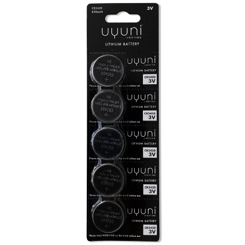 Uyuni CR2450 Batteri 3V 550mAh, 5-pack