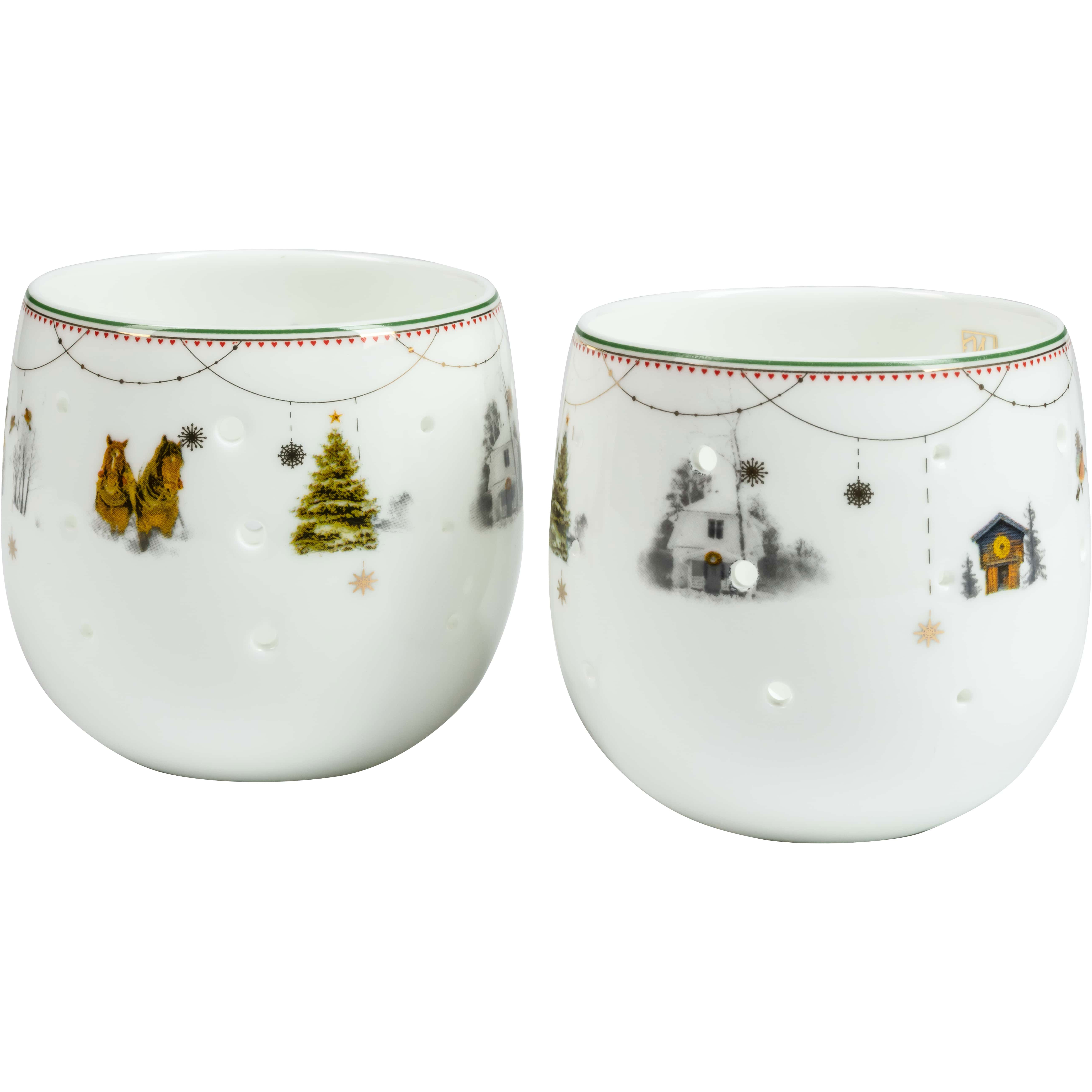 Wik & Walsøe Julemorgen Ljuslykta Story 2-pack