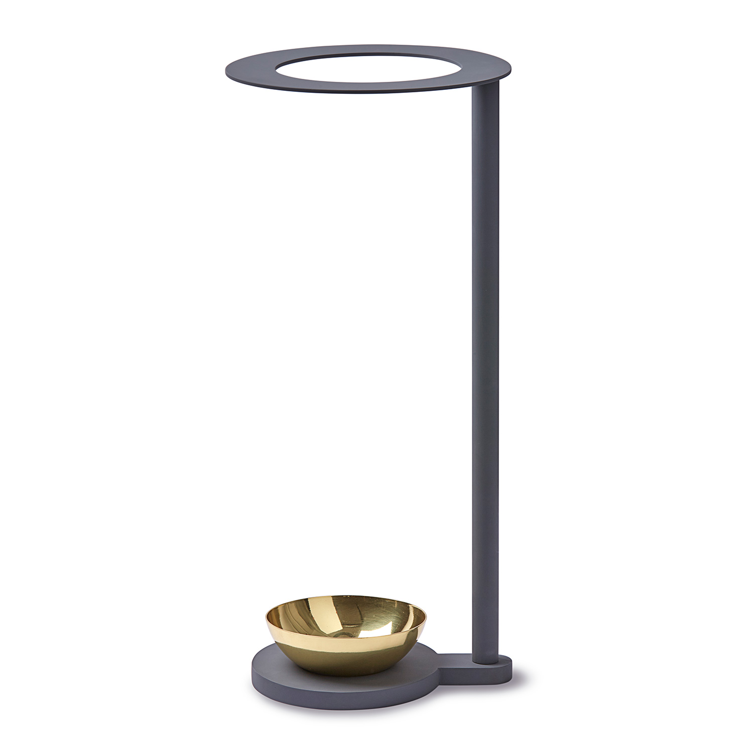 Monokel Umbrella Stand, Grey/Brass Klong RoyalDesign