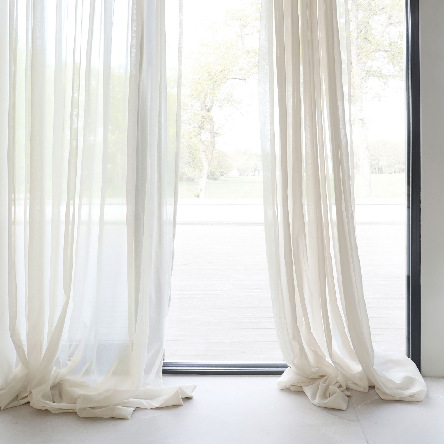 Shelby Blackout Curtain Natural White, 135x250 cm - Mimou