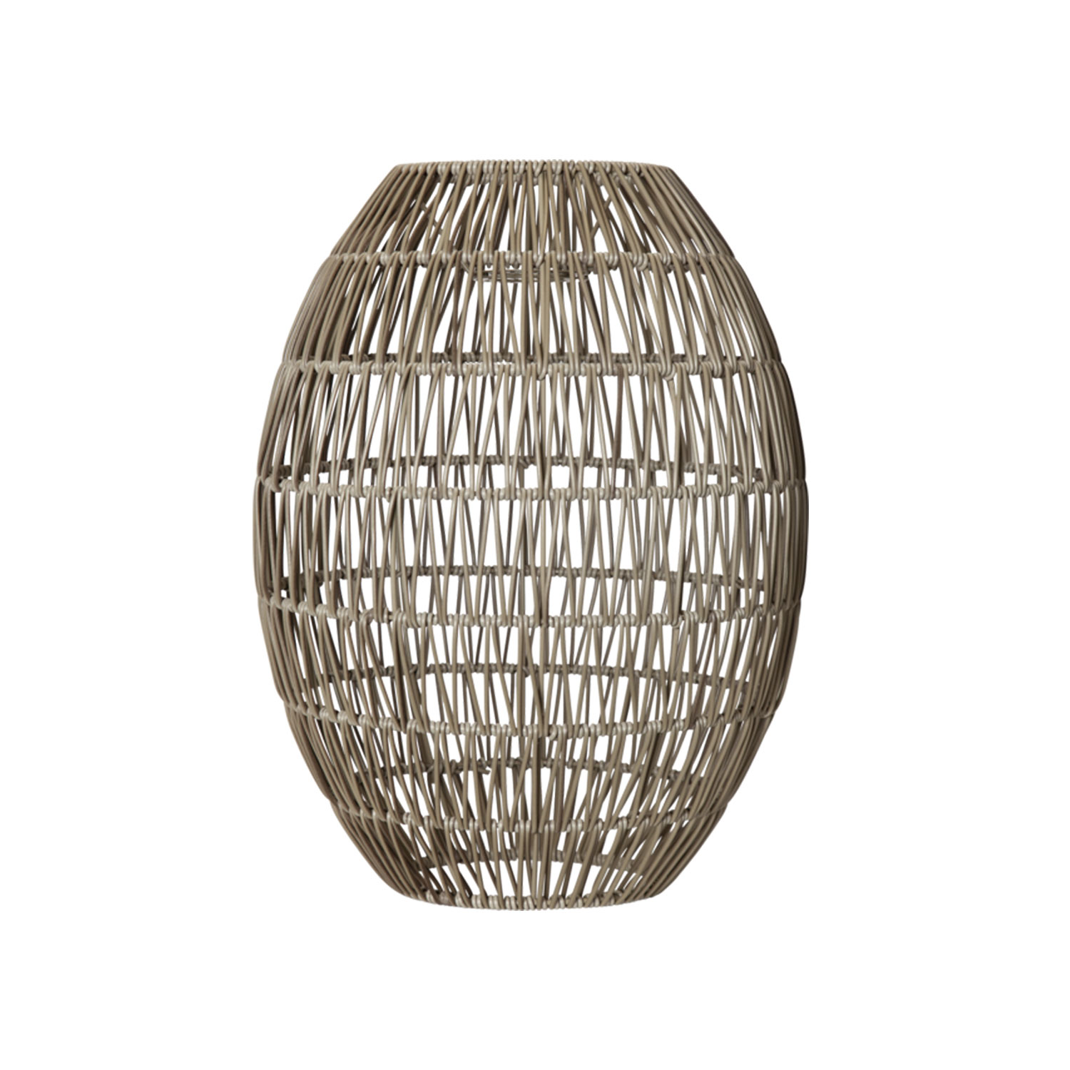 Grey rattan outlet light shade