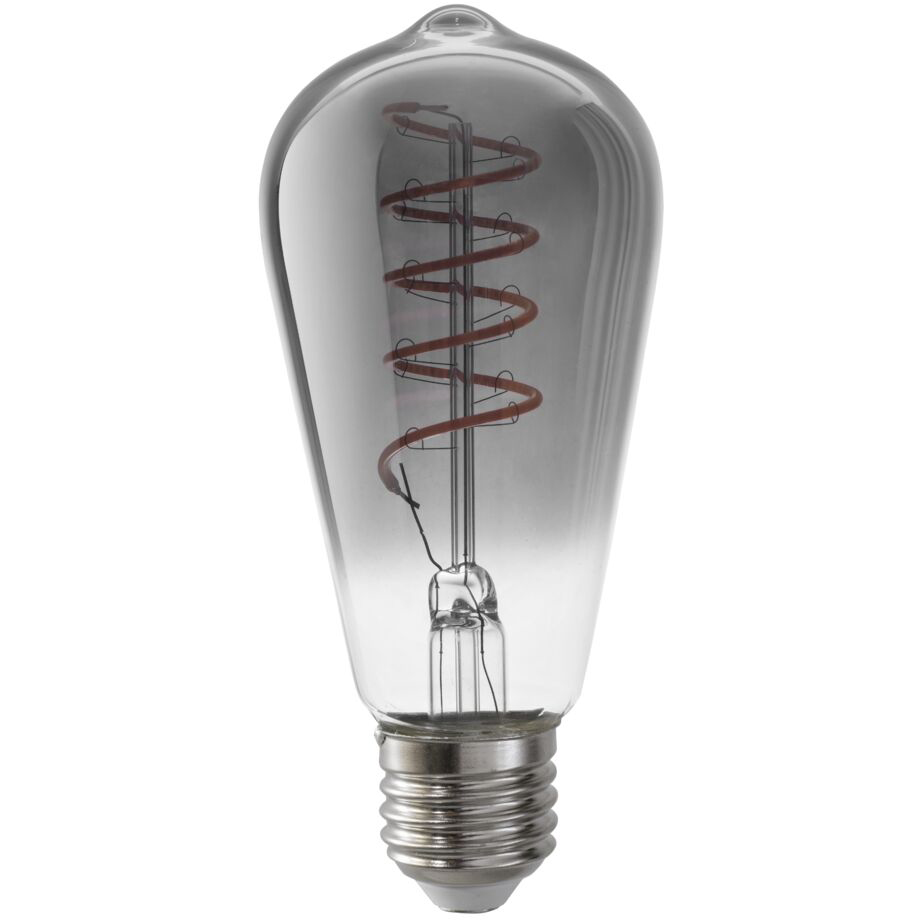 ambition Stå sammen Efterforskning LED Smoke E27 5W 140Lm 1800K Spiral Dim Edison Lamp - Airam @ RoyalDesign