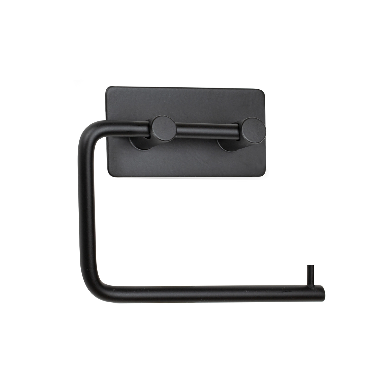 Base 200 Toilet paper holder, matte black - Beslag Design @ RoyalDesign