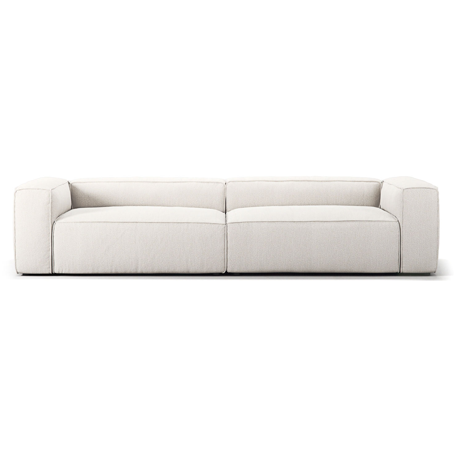 White 4 seater discount sofa