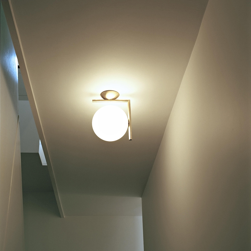sadel sværge Gnide IC Lights C/W1 Wall/Ceiling Lamp, Chrome - Flos @ RoyalDesign