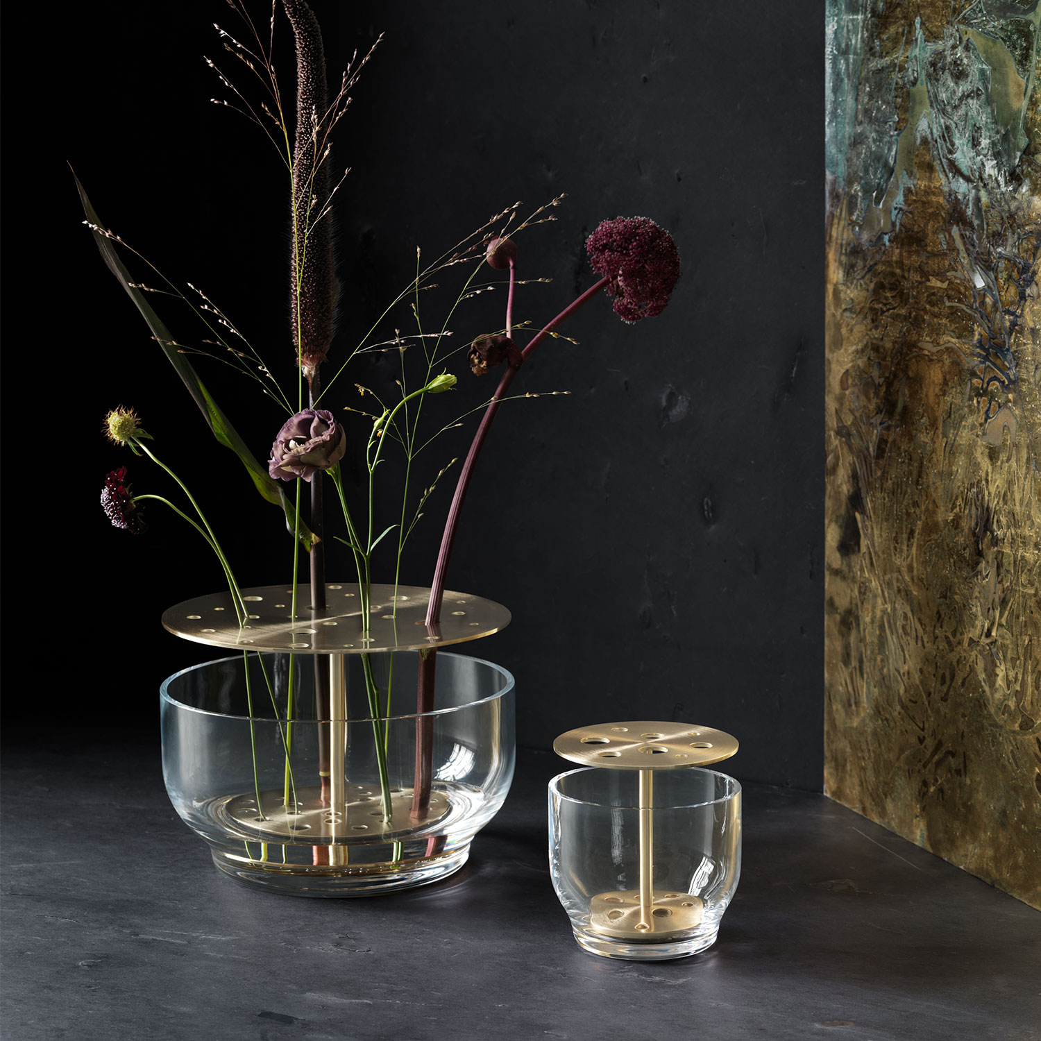 Ikebana Small Vase, Brass - Fritz Hansen @ RoyalDesign