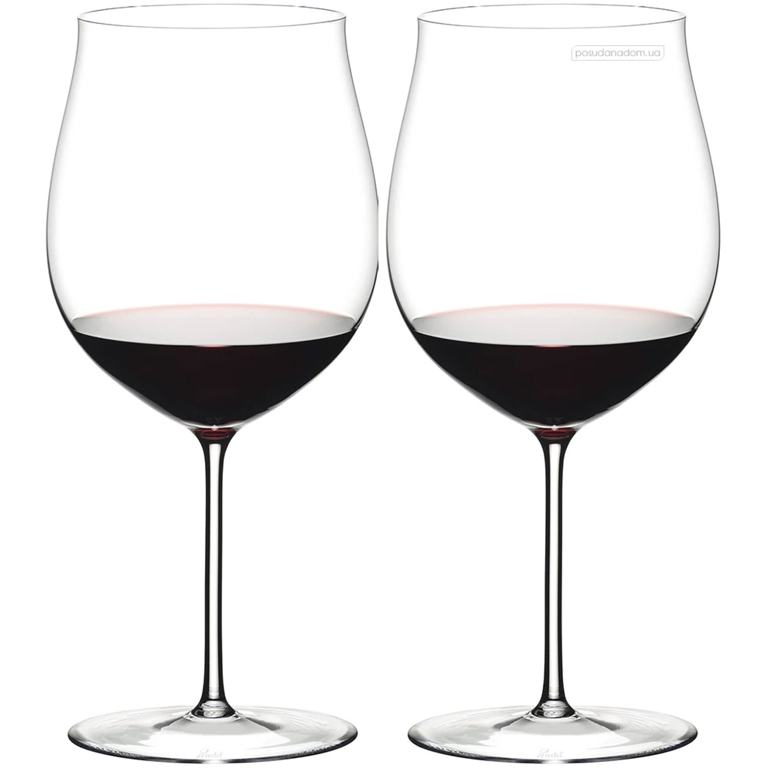 Riedel Heart to Heart Set of 2 Reisling / Zinfandel Wine Glasses