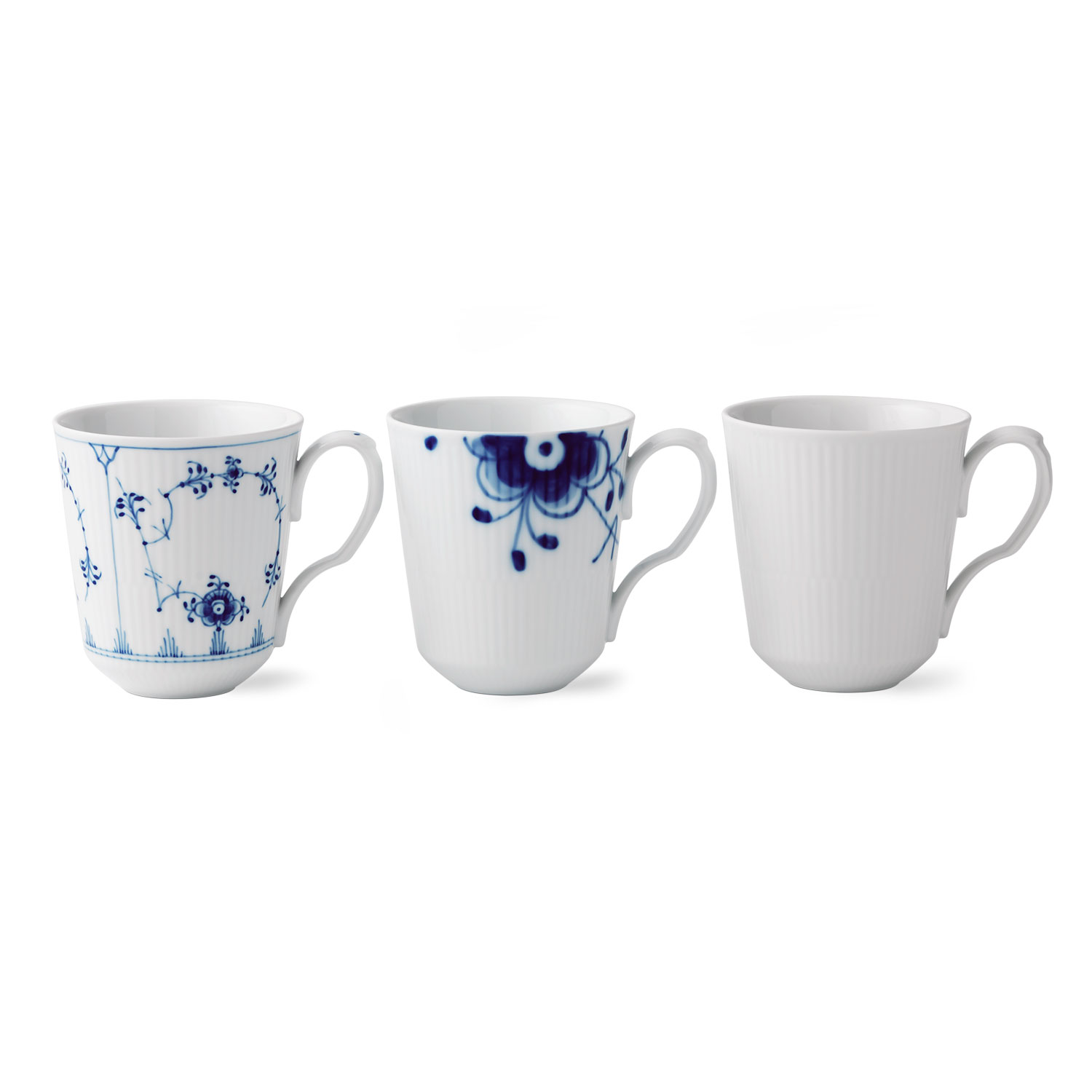 History Mix Mug 37 cl 3-Pack - Royal Copenhagen @ RoyalDesign