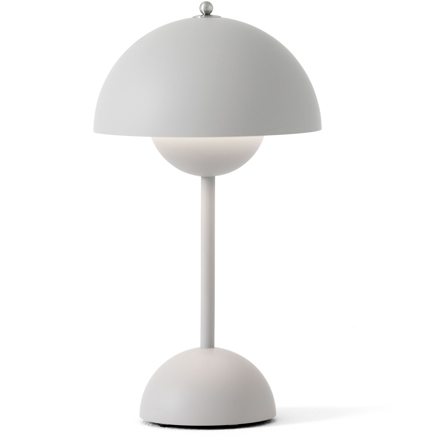Flowerpot Vp9 Table Lamp Portable, Light Grey - &Tradition