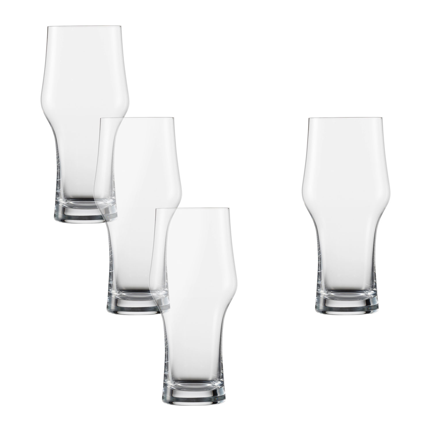 Free Shipping 4PCS Craft Beer Glasses (Set of 4), Clear