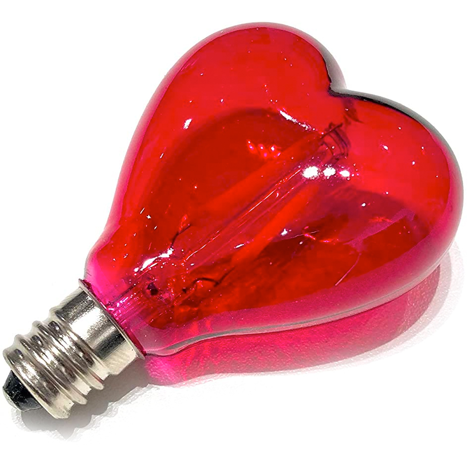 Kolonel Eervol maximaliseren LED Lichtquelle Mouse Lamp E14 1W Herzförmig, Rot - Seletti @ RoyalDesign