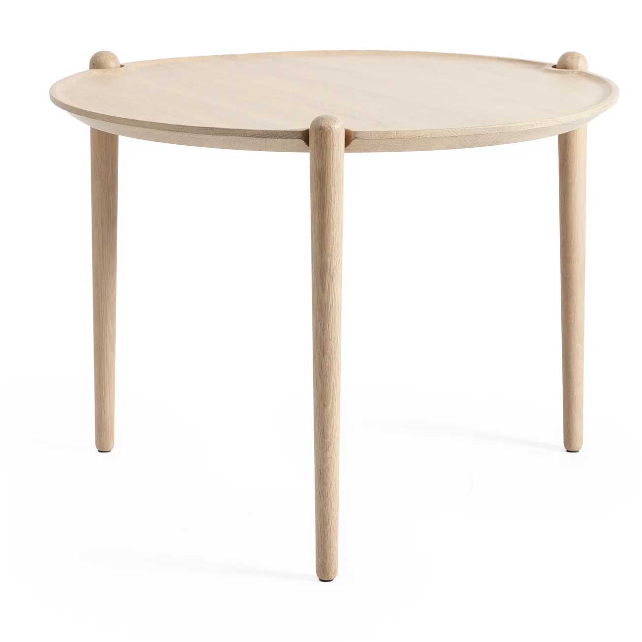 Aria Sohvapöytä Ø60 Korkea, Vaalea Tammi