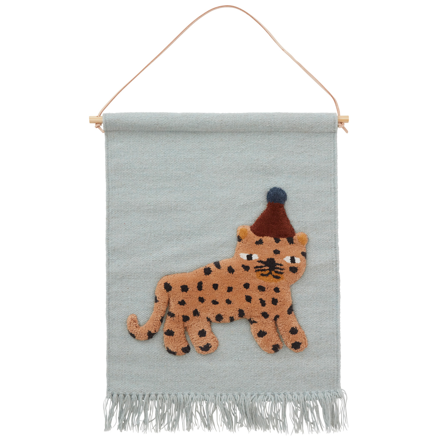 Leopard Seinäkoriste, Dusty Blue - OYOY @ 