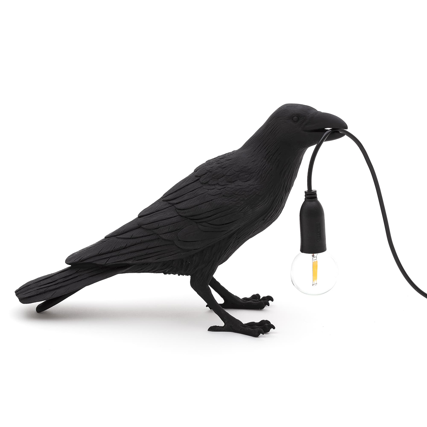 Vogel Wachtend, Zwart - Seletti @ RoyalDesign
