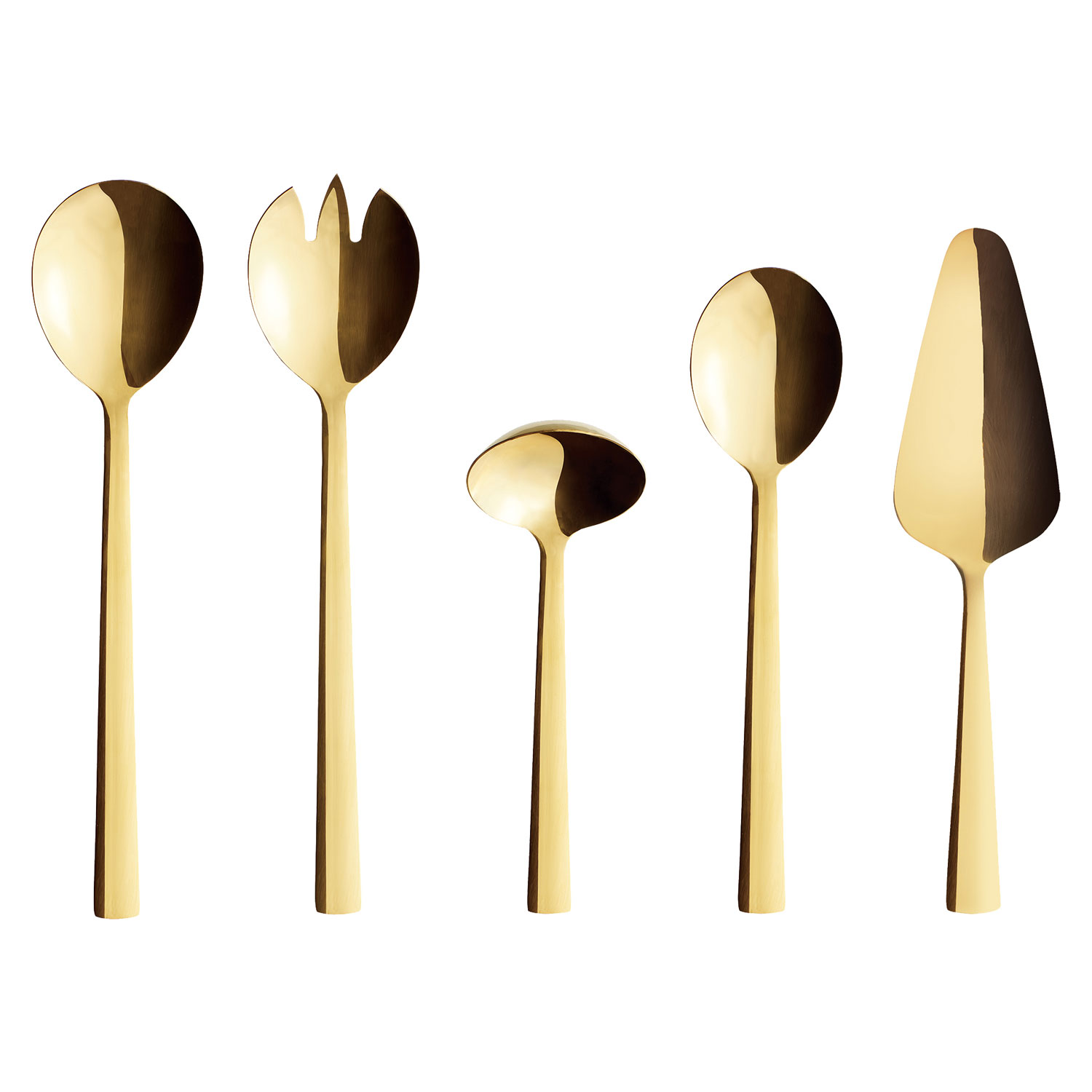 Raw Sauce Ladle & Serving Spoon, Gold - Aida @ RoyalDesign