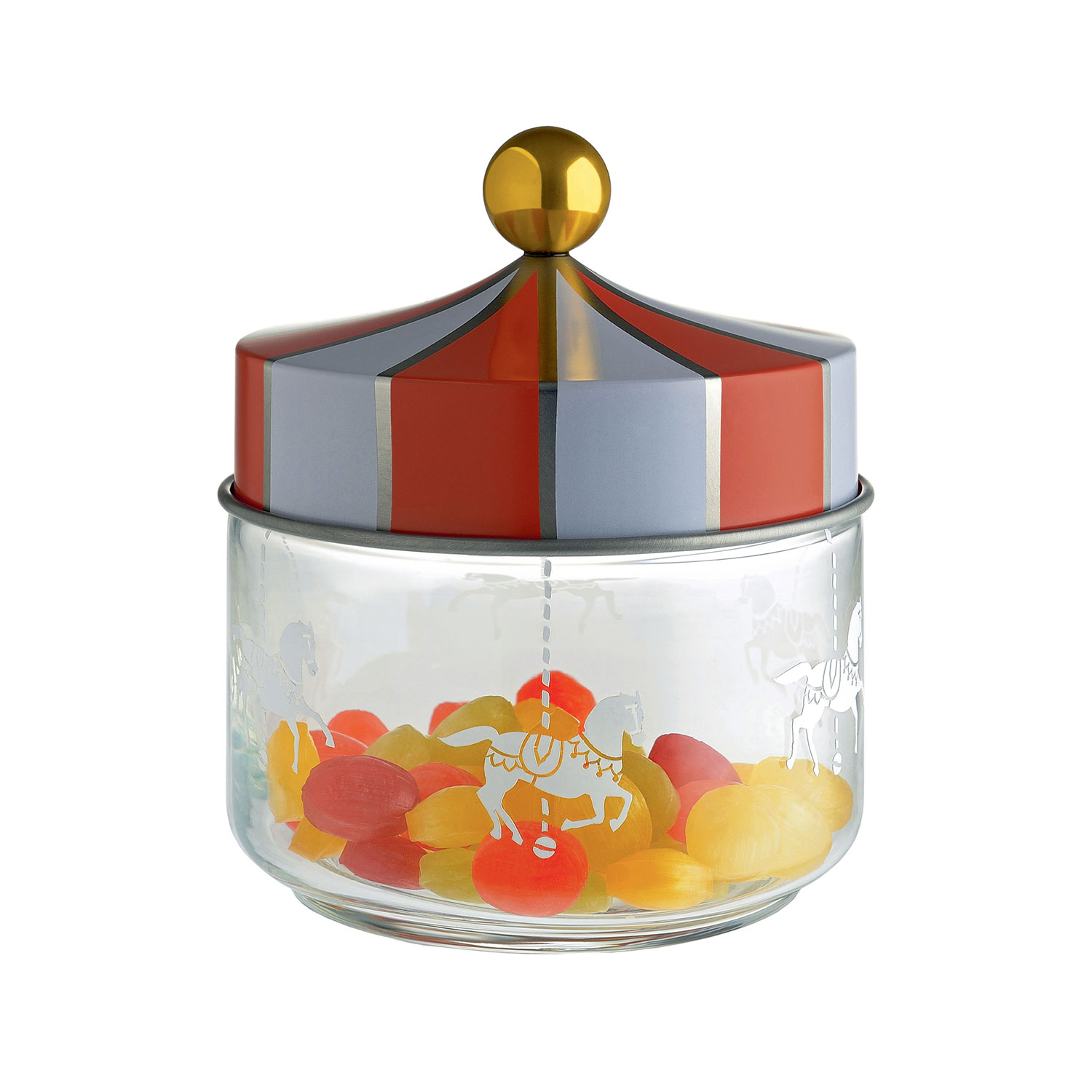 アレッシィ　ALESSI サーカス　CIRCUS ガラスジャー ALESSI (アレッシィ) Circus サーカス ガラスジャー MW30/75