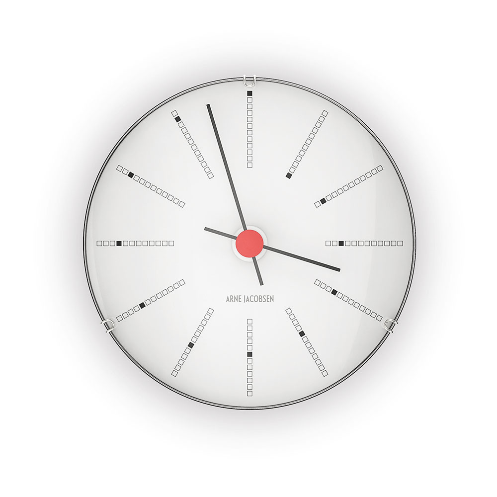 AJ Bankers Wall Clock 12cm - Arne Jacobsen @ RoyalDesign