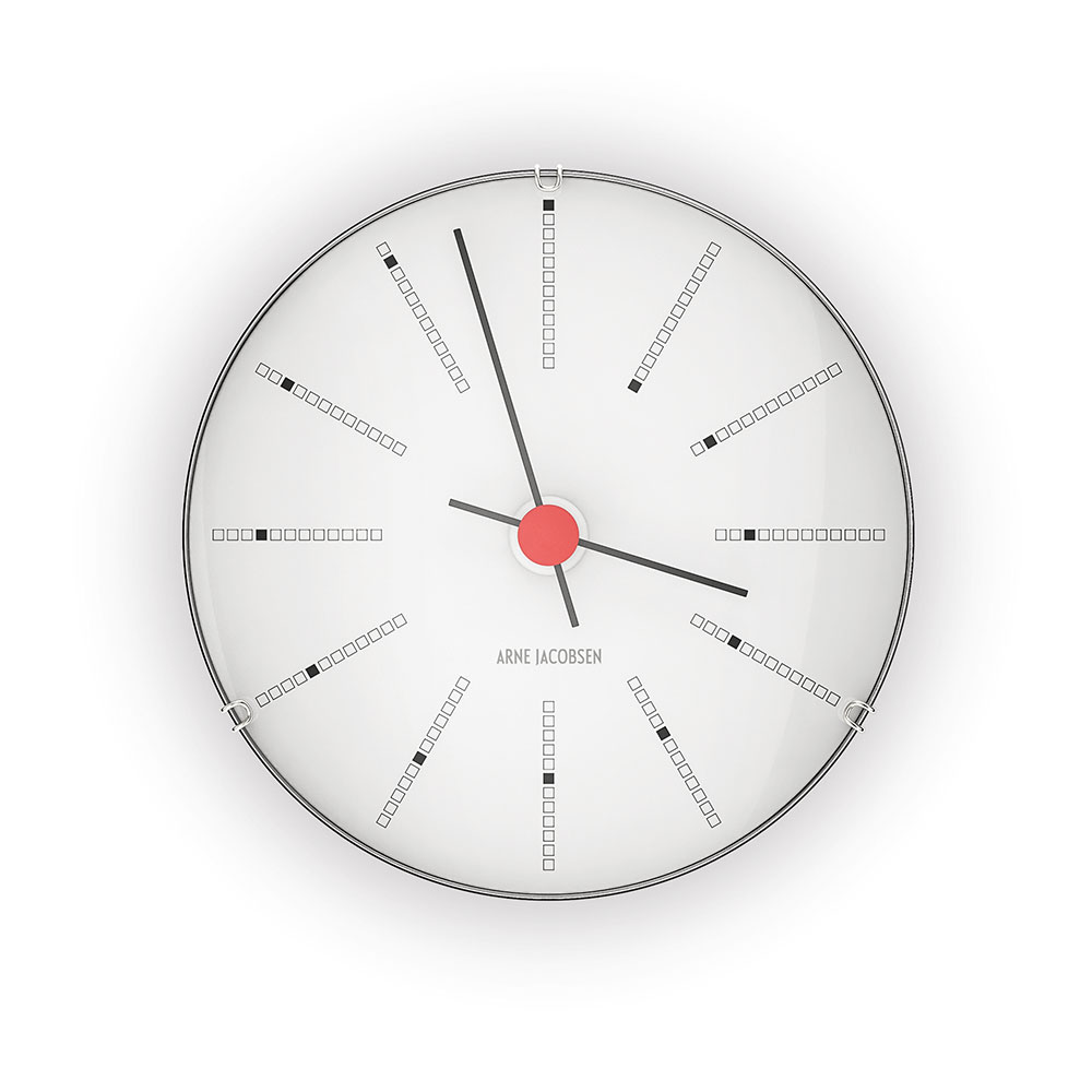 新品 ARNE JACOBSEN wall clock 21cm horloge-murale-modele-bankers-