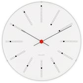 Bankers Wall Clock White, 210 mm - Arne Jacobsen @ RoyalDesign