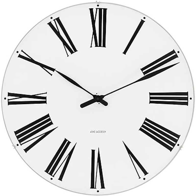 Roman Wall Clock, 210 mm - Arne Jacobsen @ RoyalDesign