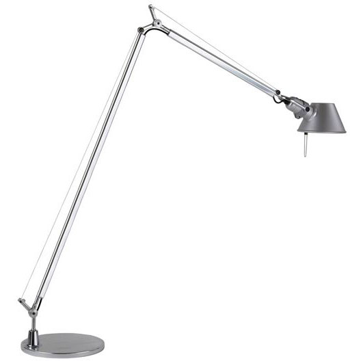 TOLOMEO Adjustable aluminium floor lamp By Artemide