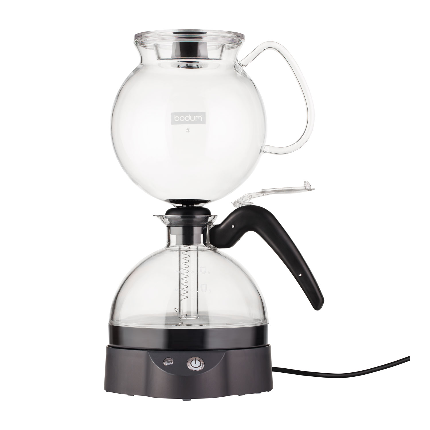 Bodum Edon Pedro Coffee Maker 1 L - Filter Coffee Machines & Teamakers Borosilicate Glass Clear - 11744-01EURO-01