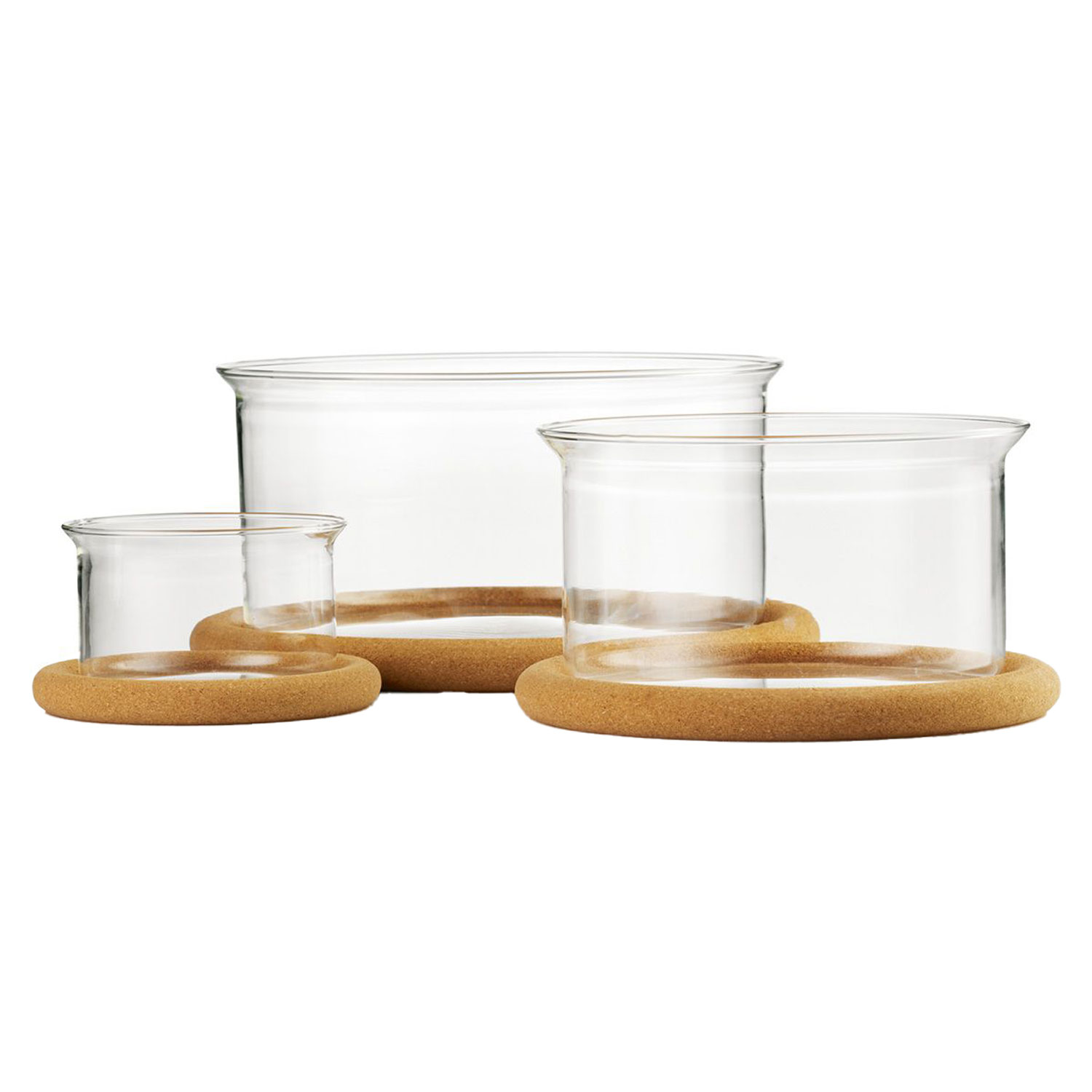 Bodum Hot Pot Set 2 Pcs Bowl with Lid, 1.0 L, 34 oz - 2.5 L, 85 oz Off White