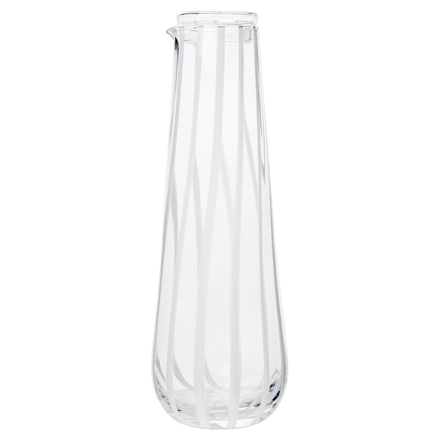 HUBERT Carafe with Lid 1 L Clear Plastic