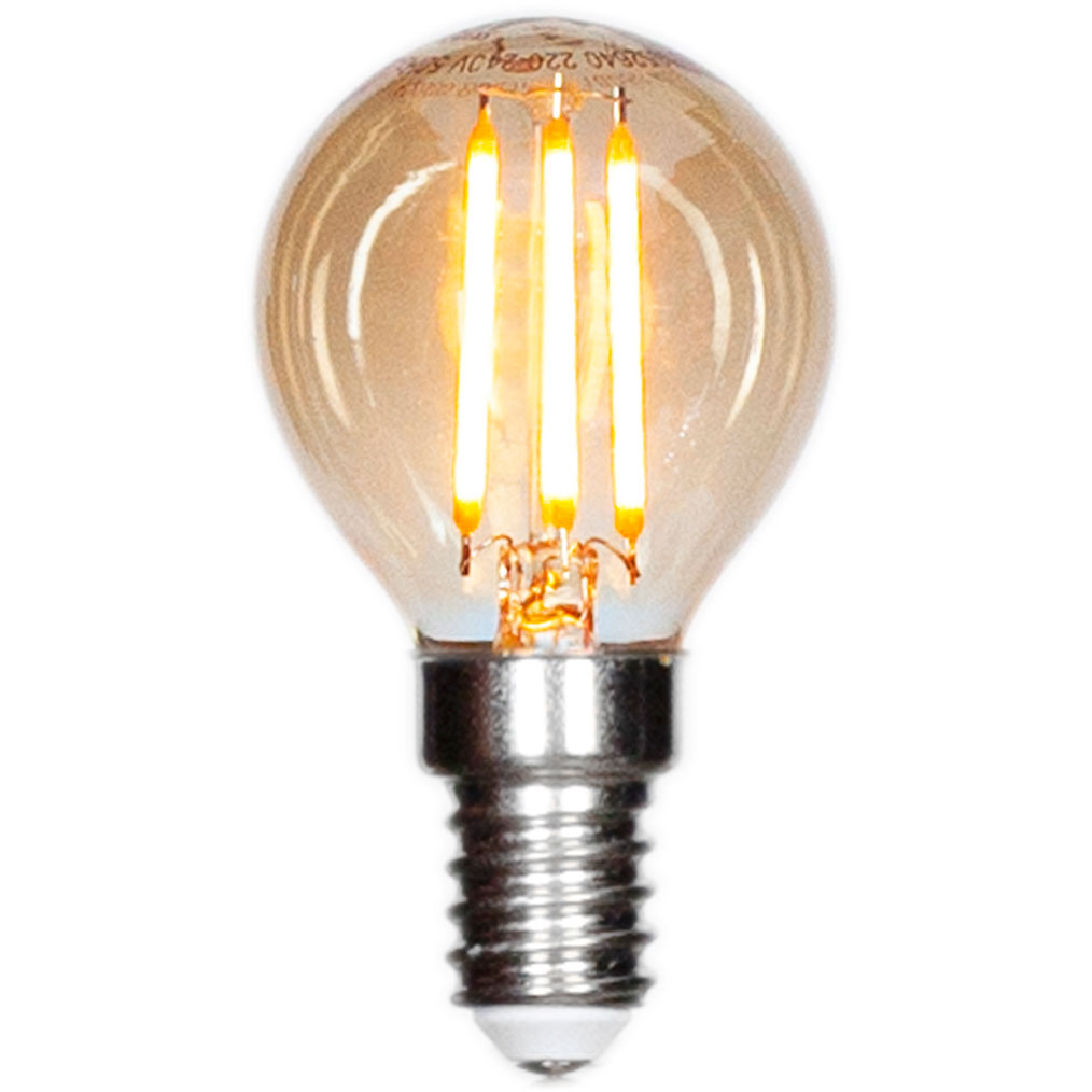 robot Male sikkerhed LED E14 dimmable 4W 2000K 200lm 45 mm, Amber - By Rydéns @ RoyalDesign