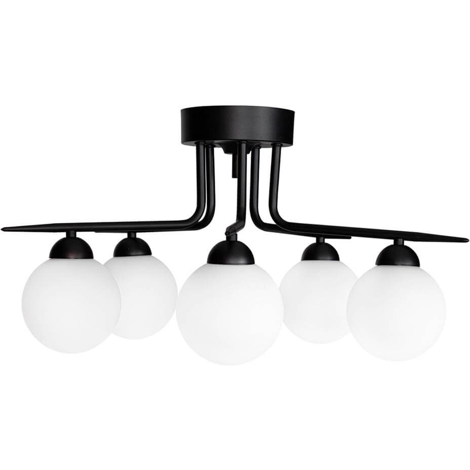 by Rydéns Punto Flush Ceiling Light - Flush Ceiling Lights Metal Black Matte - 4202040-4002